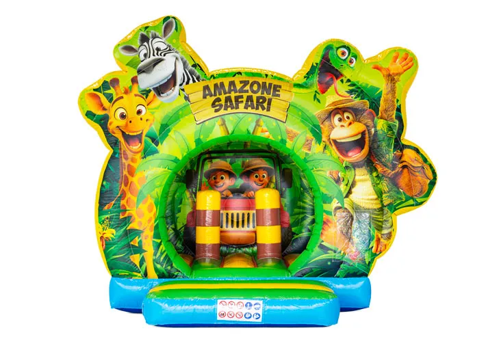 Chateau gonflable Bouncedome Amazone Safari vue 2