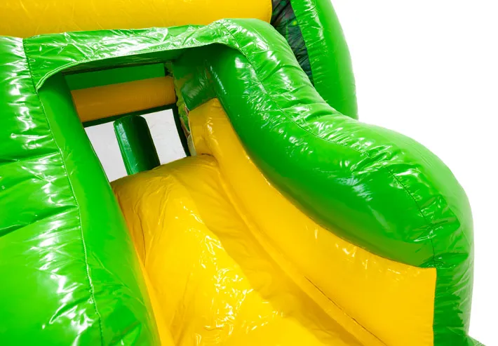 Chateau Gonflable Bouncedome avec Toboggan Jungle vue 9
