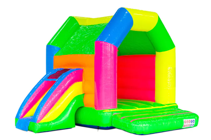 Chateau Gonflable Midi Multifun Couleurs Fluorescentes