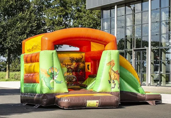 Chateau Gonflable Mini Mini Multifun Dino vue 3
