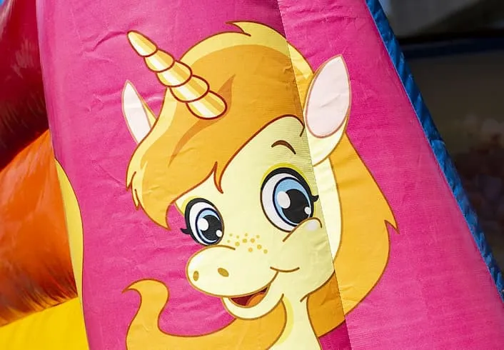 Chateau Gonflable Mini Mini Multifun Licorne vue 4