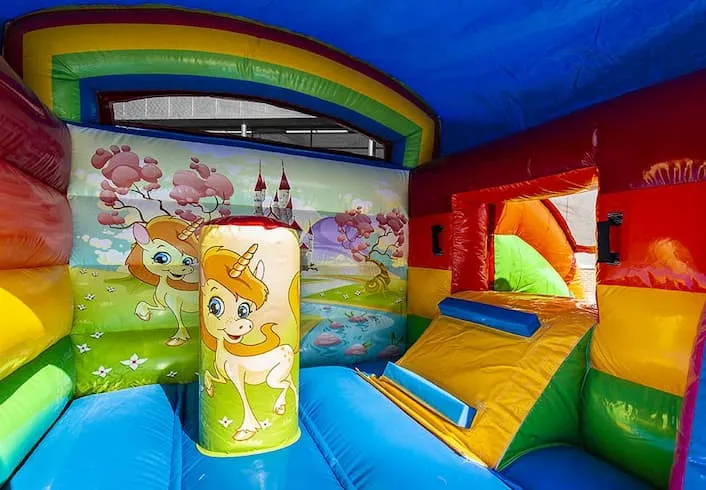 Chateau Gonflable Mini Mini Multifun Licorne vue 5