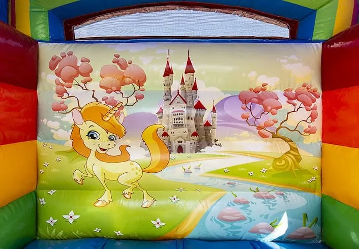 Chateau Gonflable Mini Mini Multifun Licorne vue 7
