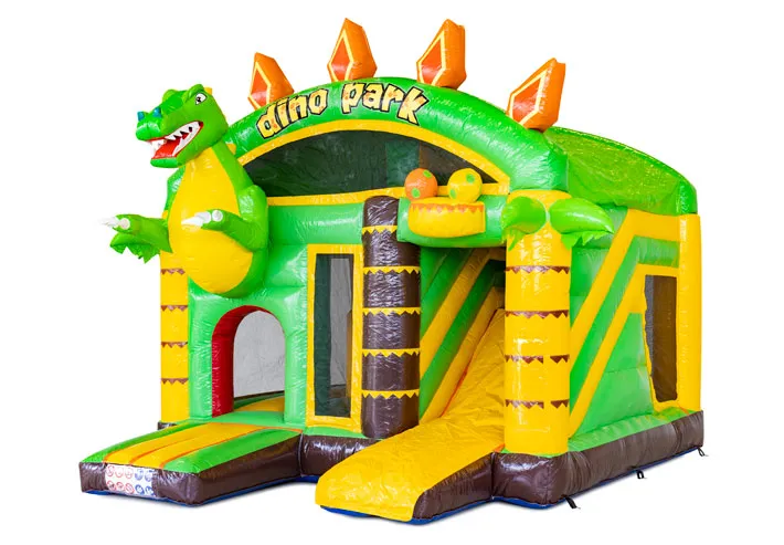 Multi Box avec toit Dino Chateau Gonflable