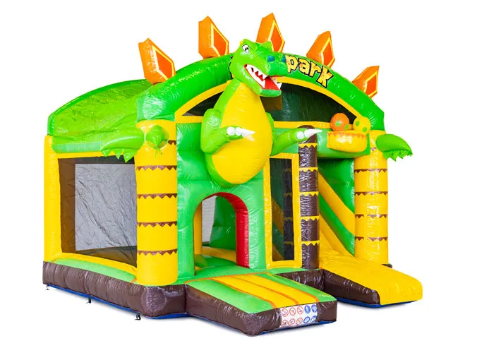 Multi Box avec toit Dino Chateau Gonflable vue 3